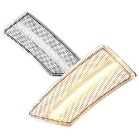 Spec-D Tuning 18-Up Ford Ranger Led Side Markers With Clear Lens LSM-RAN19CLED-VS